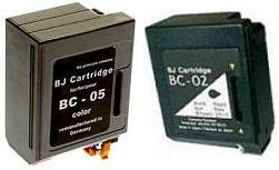 Canon Twin Pack Bc02 Black + Bc05 Colour Ink Cartridges Remanufactured - Free UK Delivery